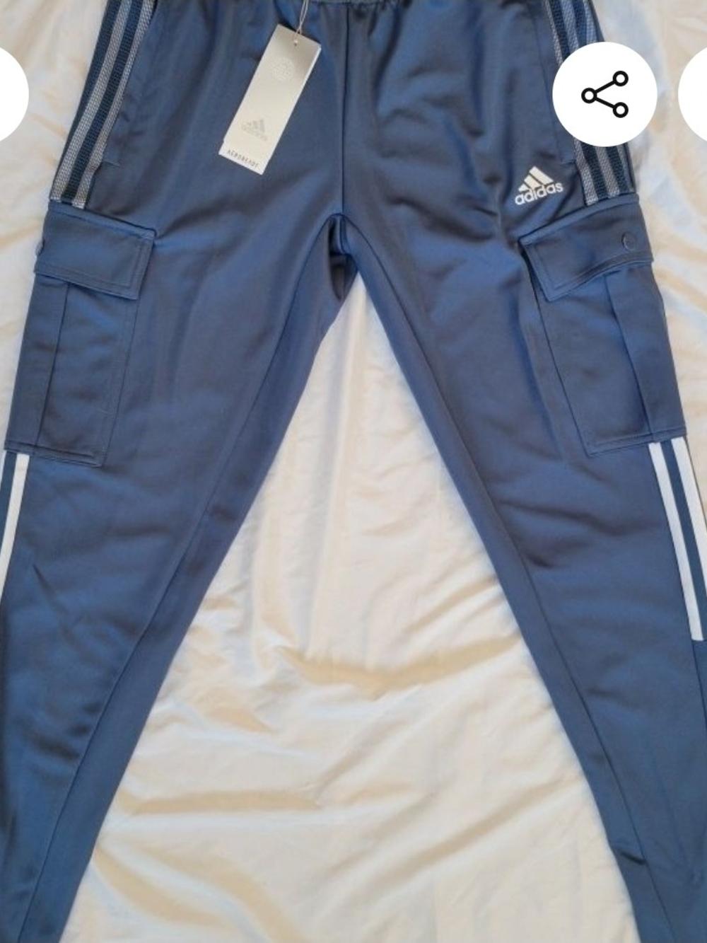 Adidas Pants Womens Size S, Regular Fit, Tapered Leg